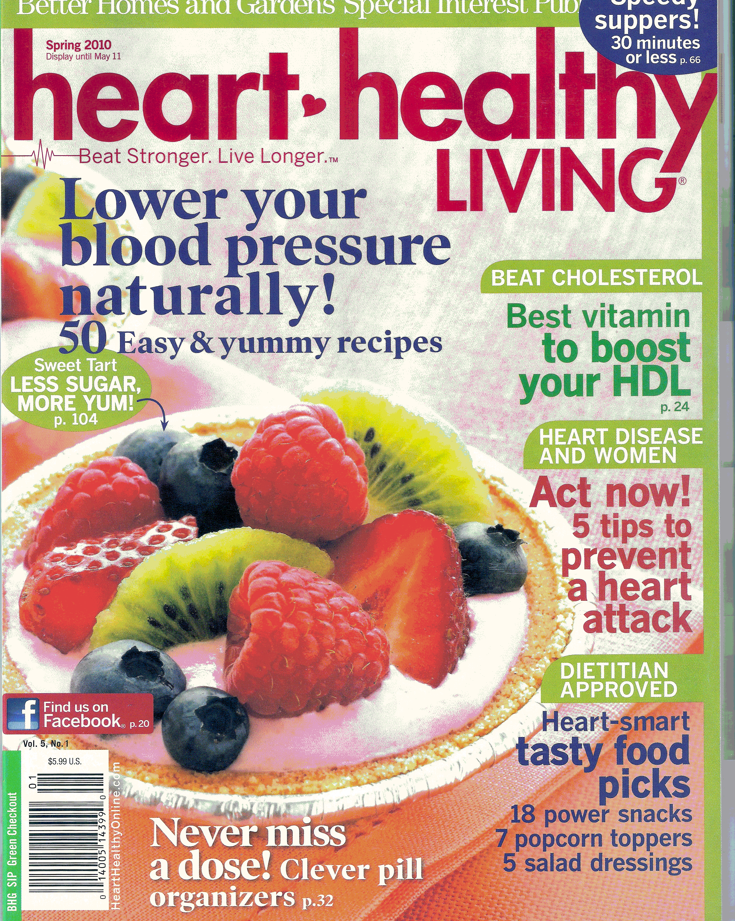 Heart Healthy  Spring 2010 cover