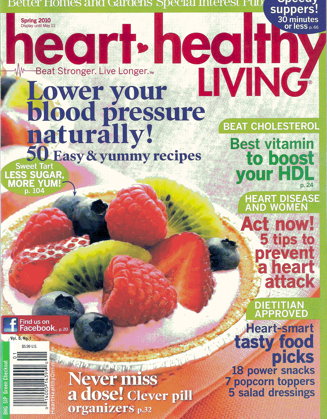 Heart Healthy  Spring 2010 cover